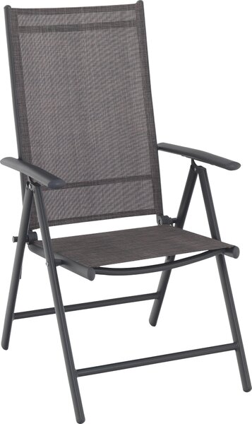 ZÁHRADNÉ SKLADACIE KRESLO, kov, textil Xora - Záhradné stoličky