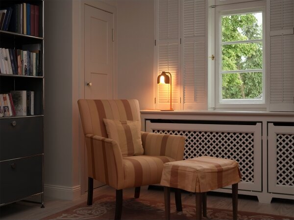 Osram - Stolná lampa DECOR COROLLE 1xG9/20W/230V oranžová