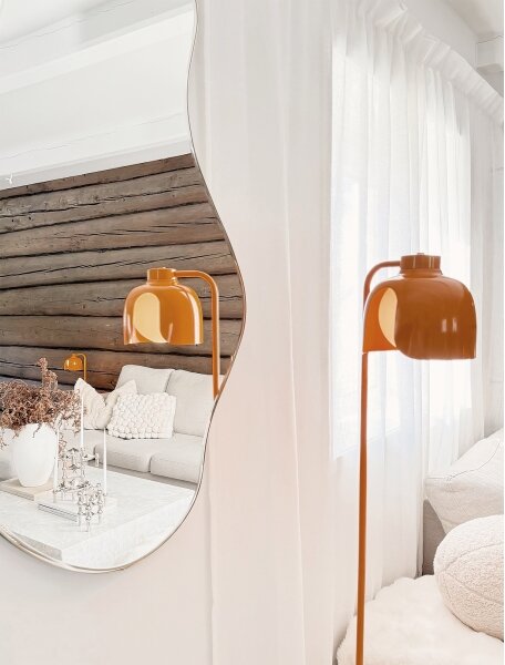 Osram - Stojacia lampa DECOR COROLLE 1xE27/15W/230V oranžová