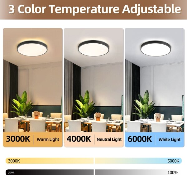 Brilagi - stmievateľné LED svietidlo GLASS POOL DOUBLE LED/60W/230V 50 cm čierne + diaľkové ovládanie