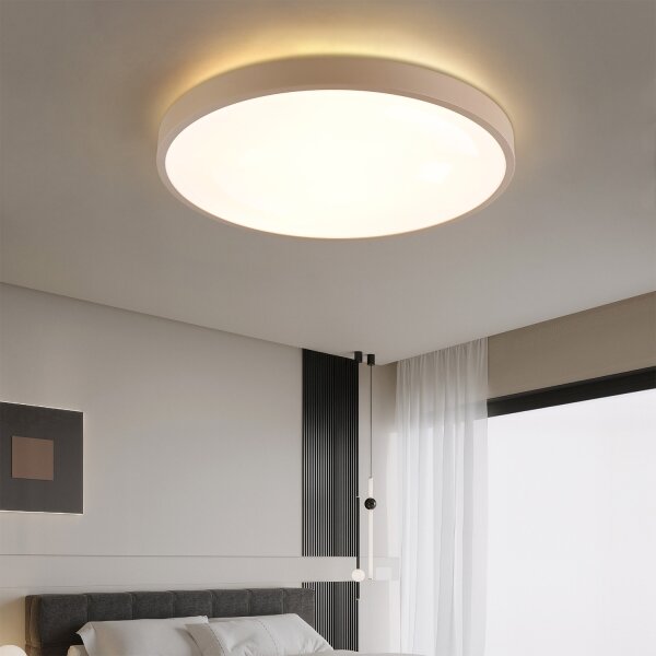 Brilagi - stmievateľné LED svietidlo GLASS POOL DOUBLE LED/80W/230V 60 cm béžová + DO