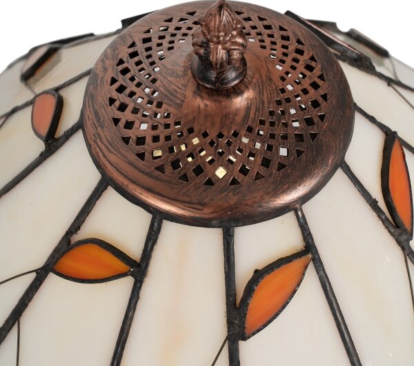 Brilagi - Tiffany vitrážová stolná lampa FOLIA 1xE27/60W/230V