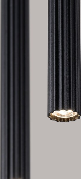 Sollux SL.1867 - Závesný luster na lankách ARCHE 2xG9/8W/230V čierna