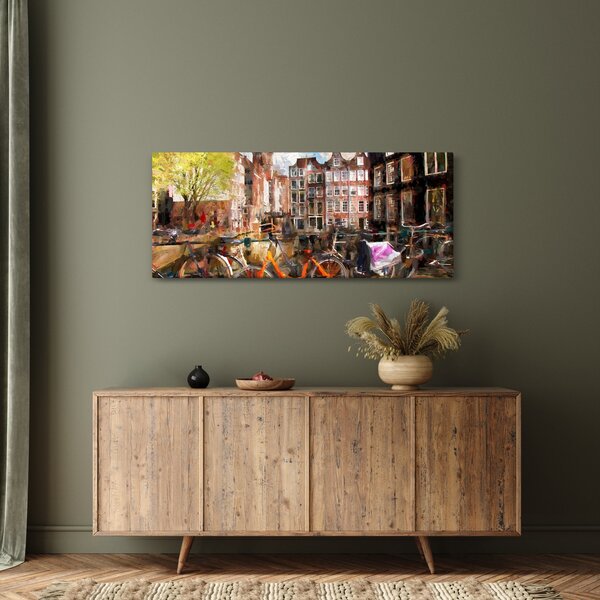 Obraz - Amsterdam (120x50 cm)