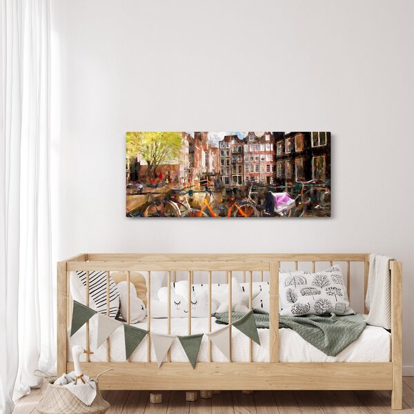 Obraz - Amsterdam (120x50 cm)