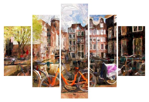 Obraz - Amsterdam (150x105 cm)