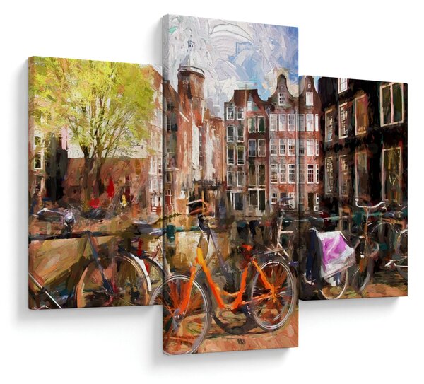 Obraz - Amsterdam (90x60 cm)