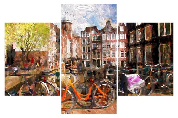 Obraz - Amsterdam (90x60 cm)