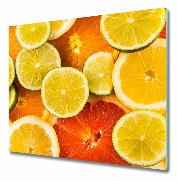 Sklenená doska na krájanie Citrusové ovocie 60x52 cm