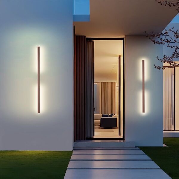 Brilagi - LED vonkajšie nástenné svietidlo LUNA LED/24W/230V 3000K IP65 100 cm hnedé CRI 90