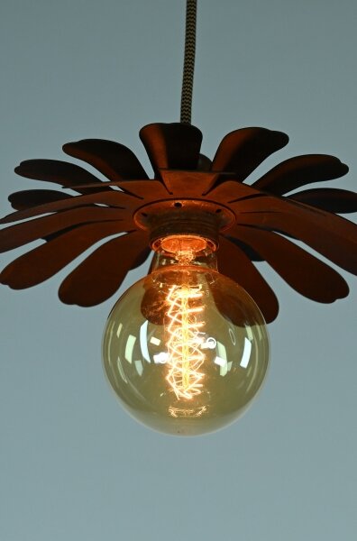 Bohemia-Design - Luster na lanku 1xE27/60W/230V bronzový