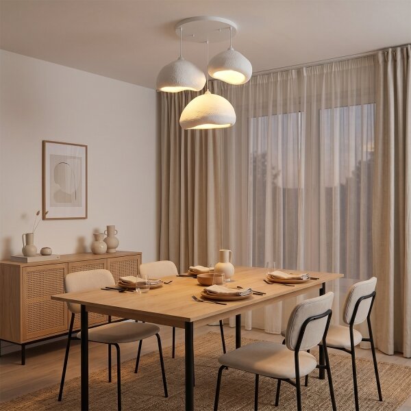 Brilagi - Závesný luster na lane WABI SABI 3xE27/40W/230V pr. 82 cm biely