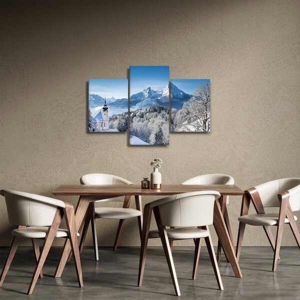 Obraz - Zasnežená krajina (90x60 cm)