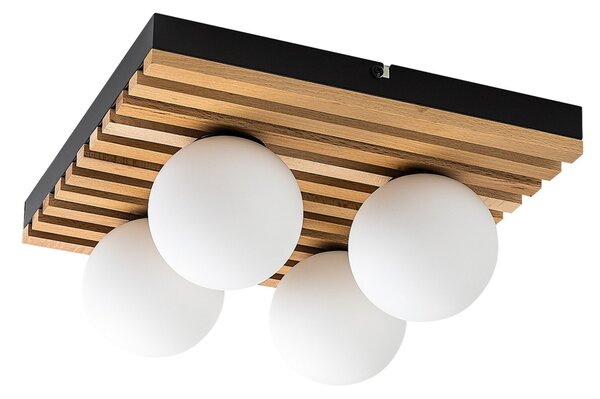 Stropné svietidlo 4x G9 drevo IP20 Rabalux NOXELLE 71462