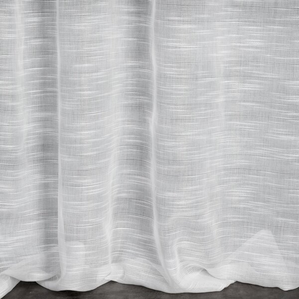 ZÁCLONA NA KRÚŽKOCH ASTERA 140X250 CM BIELA