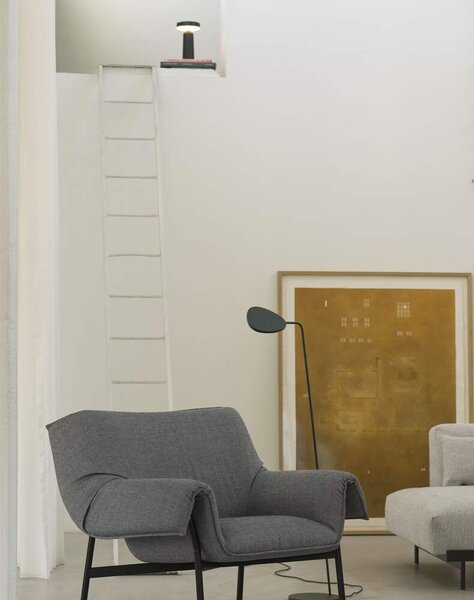 Muuto Prenosná lampa Ease, black EASPOR01