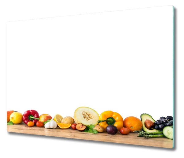 Sklenená doska na krájanie Ovocie a zelenina 60x52 cm
