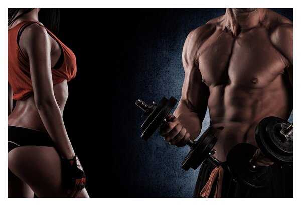 Obraz - Fitness (90x60 cm)