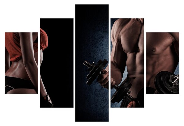 Obraz - Fitness (150x105 cm)