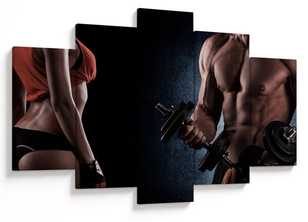 Obraz - Fitness (150x105 cm)