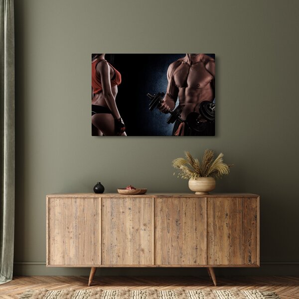 Obraz - Fitness (90x60 cm)