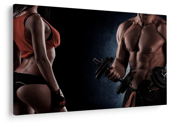 Obraz - Fitness (90x60 cm)
