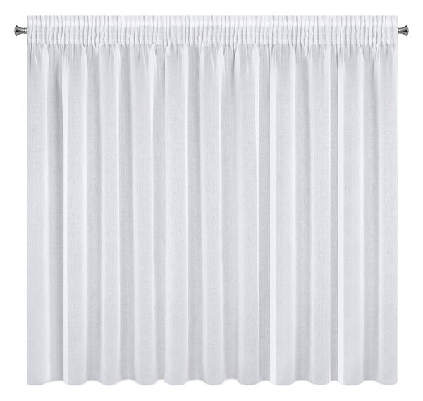 ZÁCLONA NA PÁSKE ELPIDIA 350X150 CM BIELA