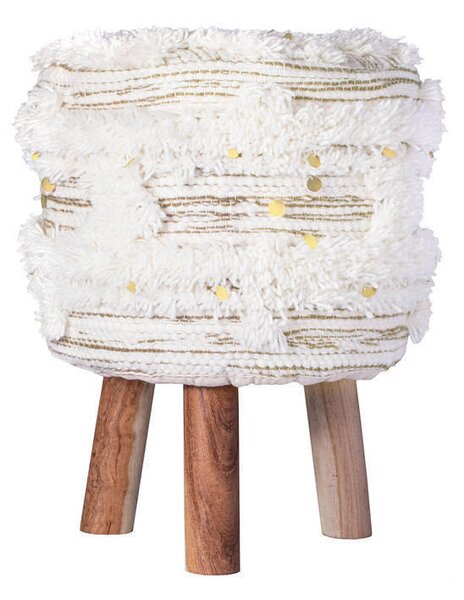 TABURETKA, drevo, textil, 38/50/38 cm - Kreslá, Online Only