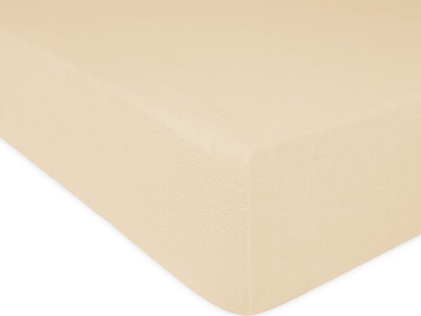 FROTÉ PRESTIERADLO PREMIUM 90X200 CM SVETLOBÉŽOVÉ