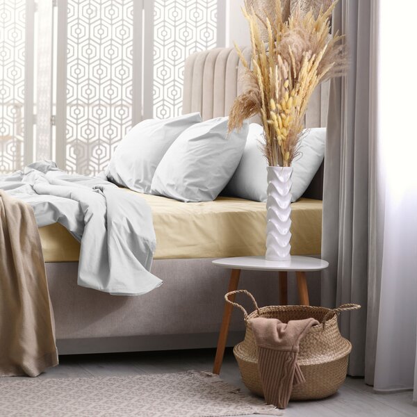 FROTÉ PRESTIERADLO PREMIUM 90X200 CM SVETLOBÉŽOVÉ
