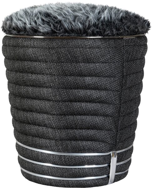 TABURETKA, textil, 42/50 cm MID.YOU - Kreslá, Online Only