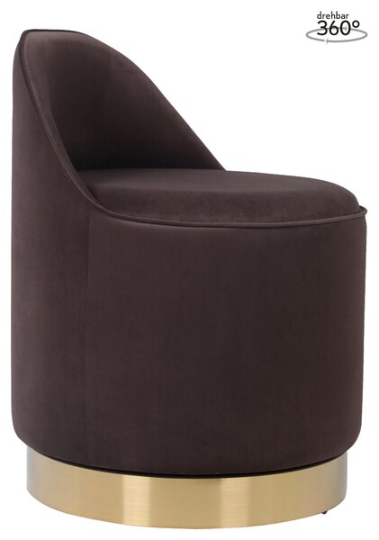 OTOČNÁ TABURETKA, textil, 52/68 cm MID.YOU - Kreslá, Online Only