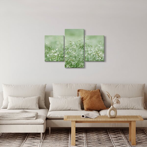 Obraz - Rosa v tráve (90x60 cm)