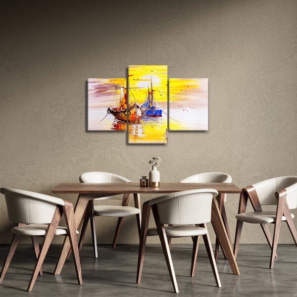 Obraz - Maľba loďou (90x60 cm)