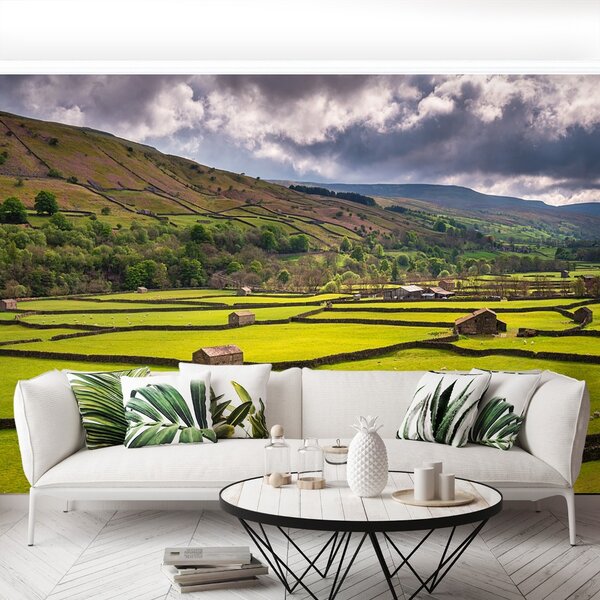Fototapeta Vliesová Yorkshire poľa 250x104 cm