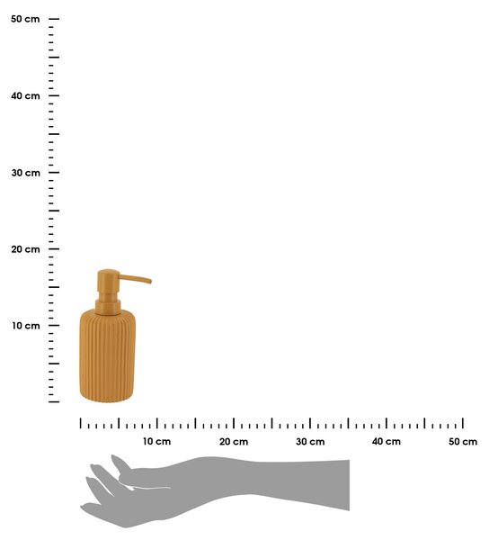 Dávkovač mydla Issard, horčicová, 230 ml