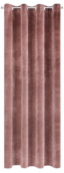 ZATEMŇOVACÍ ZÁVES NA KRÚŽKOCH RIA 140X250 CM STARORUŽOVÁ