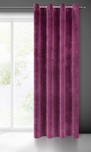 ZATEMŇOVACÍ ZÁVES NA KRÚŽKOCH RIA 140X250 CM FIALOVÁ