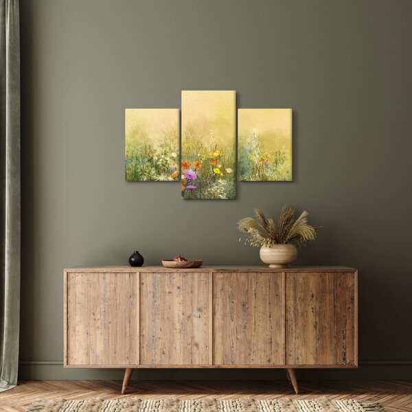 Obraz - Maľovaná lúka (90x60 cm)