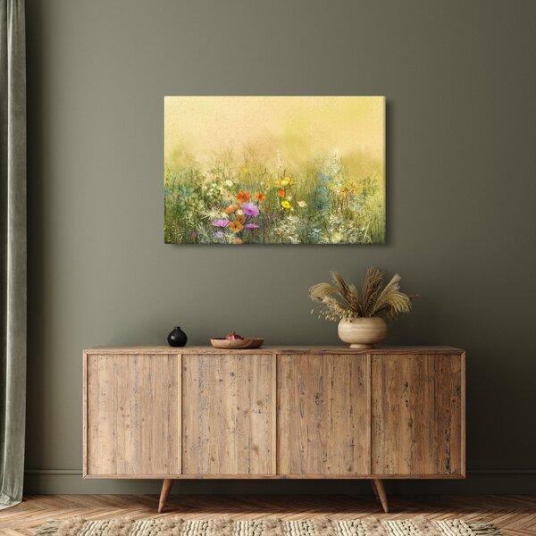 Obraz - Maľovaná lúka (90x60 cm)