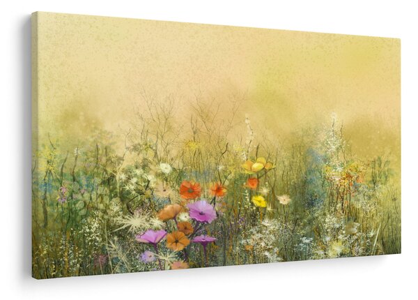 Obraz - Maľovaná lúka (90x60 cm)