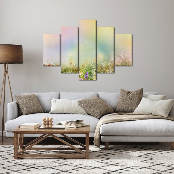 Obraz - Maľovaná lúka 2 (150x105 cm)