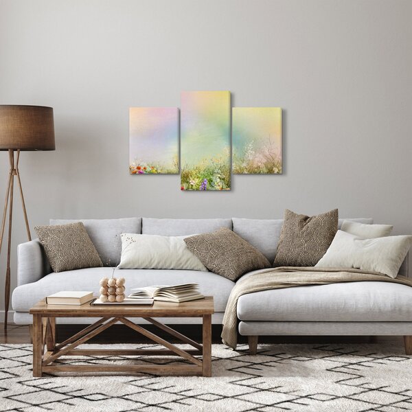 Obraz - Maľovaná lúka 2 (90x60 cm)