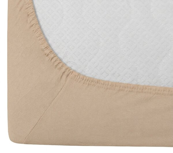 Jersey plachta BASIC béžová 90 x 200 cm