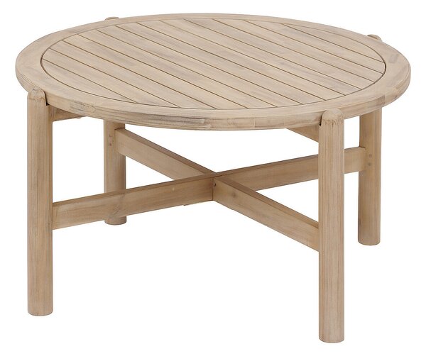 DEOKORK Záhradný stolík z akácie ZARAGOZA ø80 cm