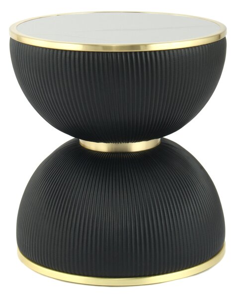 PRÍRUČNÝ STOLÍK, čierna MID.YOU - Stolíky do obývačky, Online Only