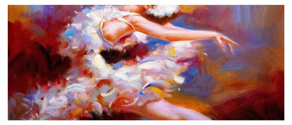 Obraz - Baletka, maľba (120x50 cm)