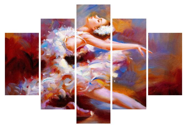 Obraz - Baletka, maľba (150x105 cm)