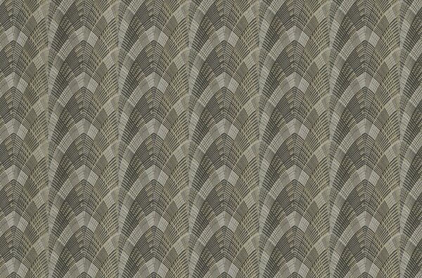 Luxusná hnedo-strieborná geometrická tapeta na stenu, GF62099, Gianfranco Ferre´Home N.3, Emiliana Parati