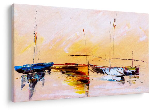 Obraz - Maľba loďou (90x60 cm)